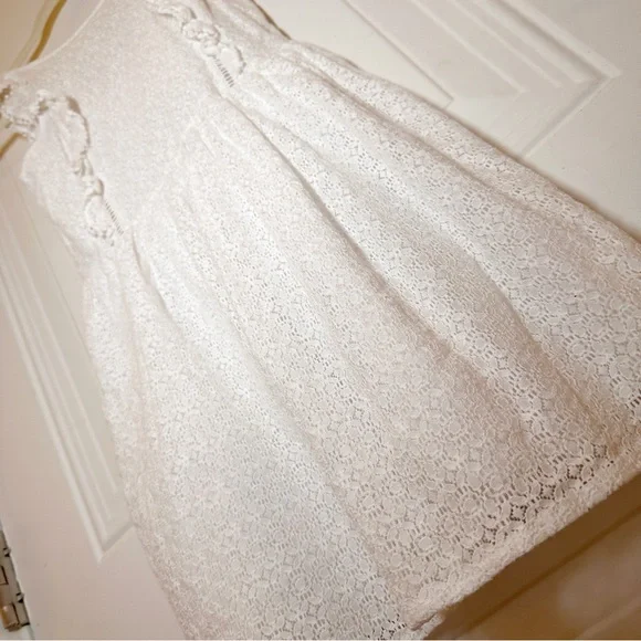 Sezane White Lace Dress 34 - Picture 6 of 12